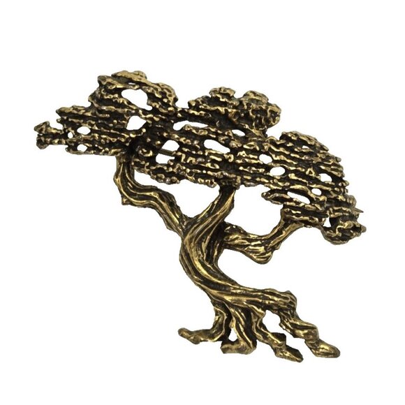 Vintage Zentall Monterey Cypress Bonsai Brooch - Picture 1 of 11